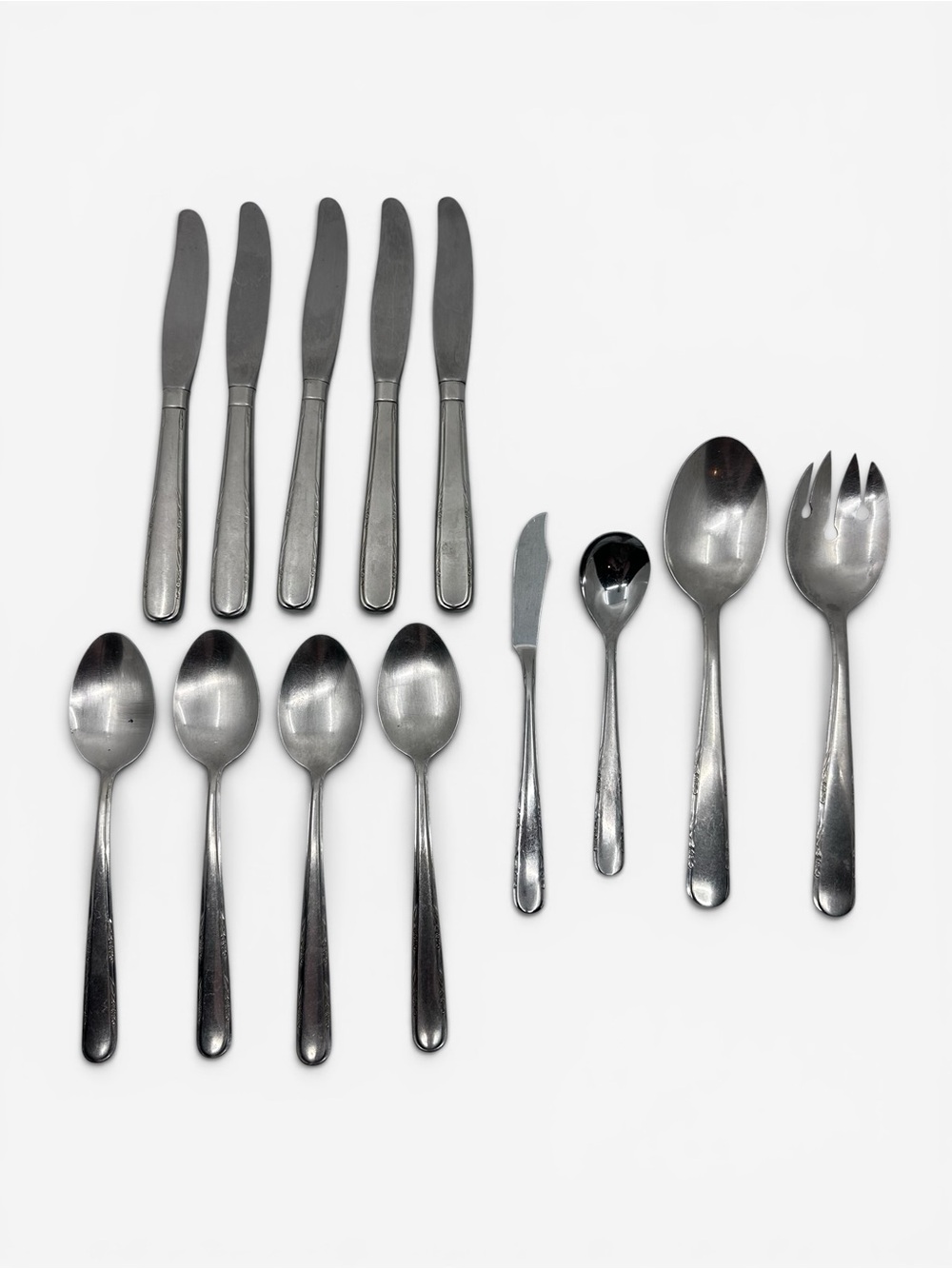 Imperial IMI32 Stainless USA Flatware Mixed Lot of 13 Replacement Pieces